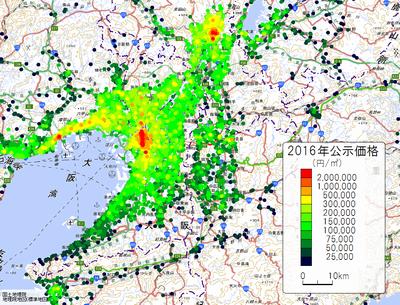 地理情報分析支援システム Mandara フリーgisソフト